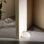 Qunclay 4 Pieces Floor Door Stopper No Drill Shower Door Stopper Self Adhesive - Image 5