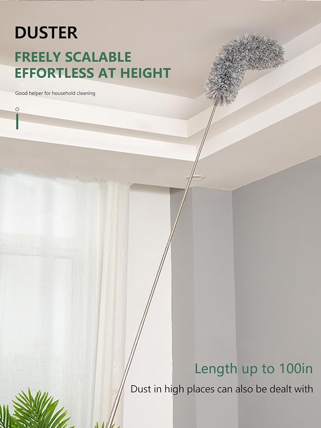 SetSail Dusters for Cleaning, 100-inch Extra-Long Cobweb Duster - Image 7