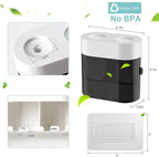 Toothbrush Holder Toothpaste Dispenser Wall Mounted - Image 7