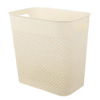 UUJOLY Plastic Trash Can Wastebasket, Garbage Container Basket by UUJOLY