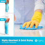 Orighty Cleaning Cloths 12x12 inch, Highly Absorbent Microfiber Cleaning - Image 3