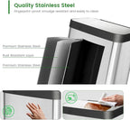 18 Gallon Stainless Steel Step Trash Can - Image 5