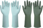 Dishwashing Rubber Gloves Reusable Kitchen Gloves 2Pairs Cleaning Gloves by Unknown