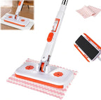 Snap Grip Mini Mop Set, Lazy Mop Automatic Gripping, Convenient Cloth Changing by Unknown