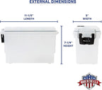 Sheffield 12793 2-Pack Ammo Storage Box, Stackable .30 Cal Field Boxes - Image 2