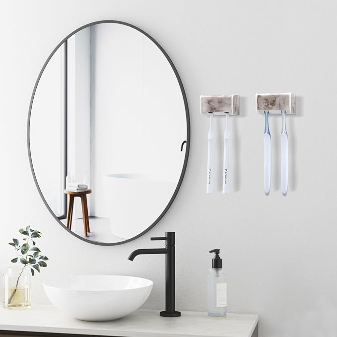 2 PCS Toothbrush Holders Wall Mounted - Image 2
