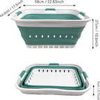 SAMMART 42L Collapsible Plastic Laundry Basket - Image 3