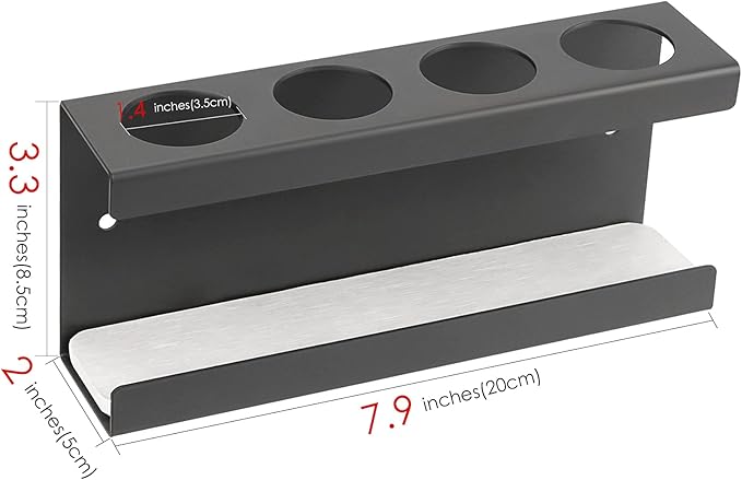 Wall Mounted Electric Toothbrush Holder, 4 Slots Stand - Image 4