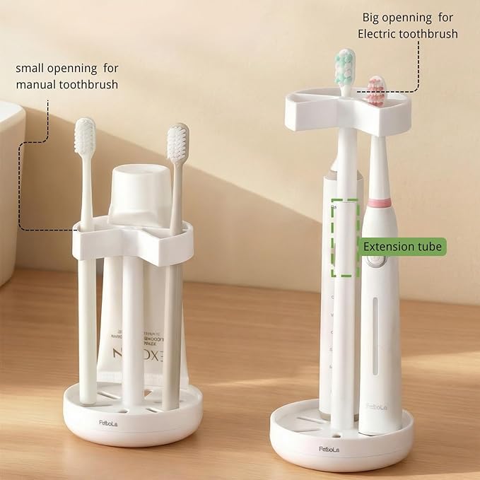 Cruise Toothbrush Holder for Bathroom Countertop – Fits Electric & Manual - Image 8