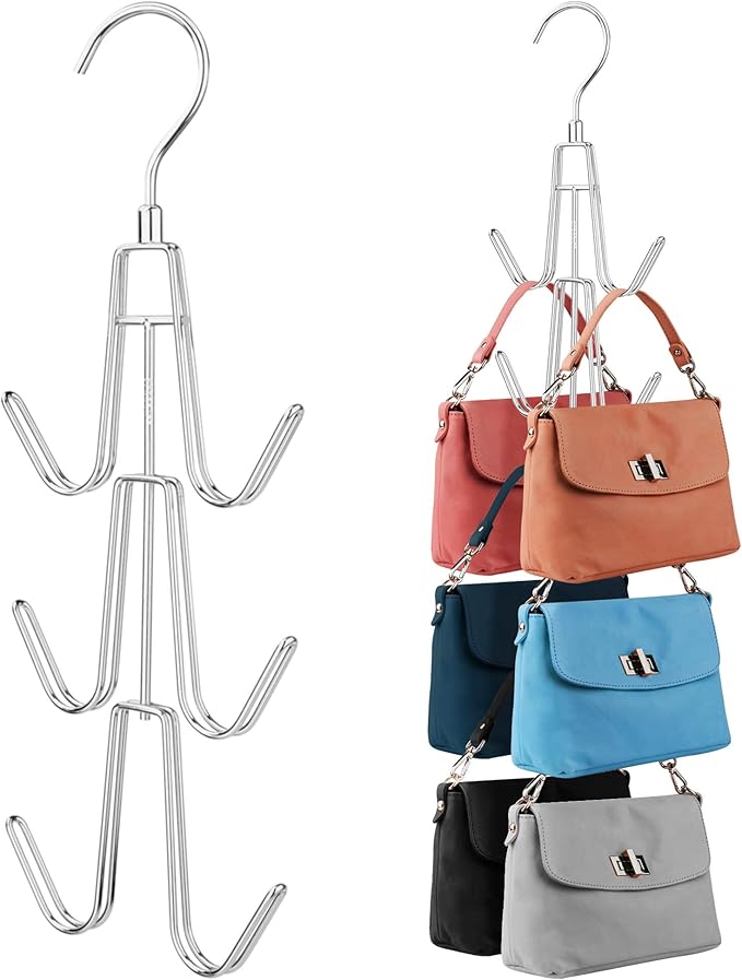 ZEDODIER Purse Organizer for Closet, 2 Pack Purse Hanger by ZEDODIER