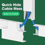 AZEN Cord Hider Kit, 315in Cord Covers - Image 5