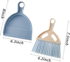 SOUJOY 6 Pack Small Dustpan and Brush Set, Whisk Broom and Dust Pan - Image 2