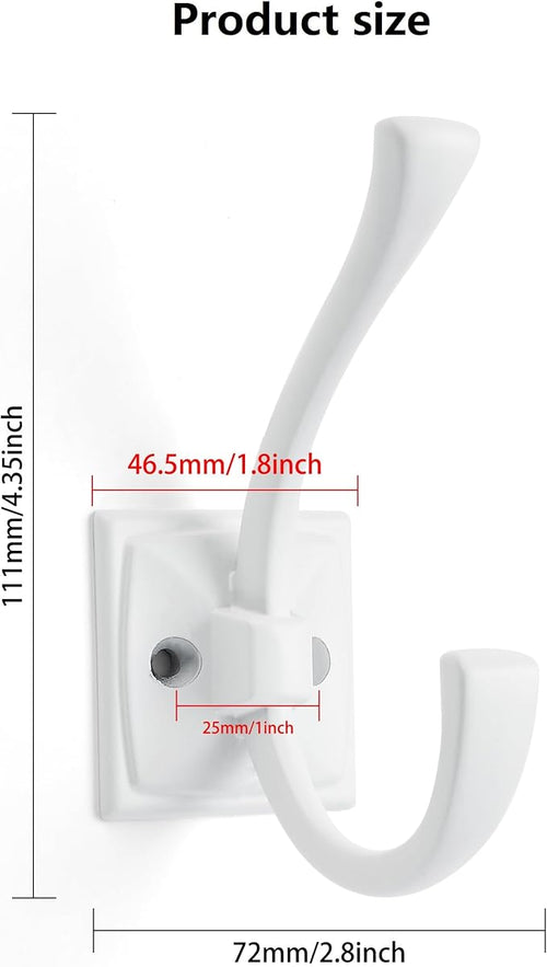2 Pack Decorative Heavy Duty Towel Hooks - Image 2