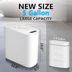 TIPGO 5 Gallon Motion Senor Bathroom Trash Can - Image 3
