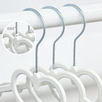 Plastic Hangers 30 Pack, Cute Hangers Ultra Thin Space Saving - Image 4