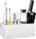 Luxspire Resin Toothbrush Holder, 5 Slots Hygienic Handmade Toothbrush Storage by Luxspire