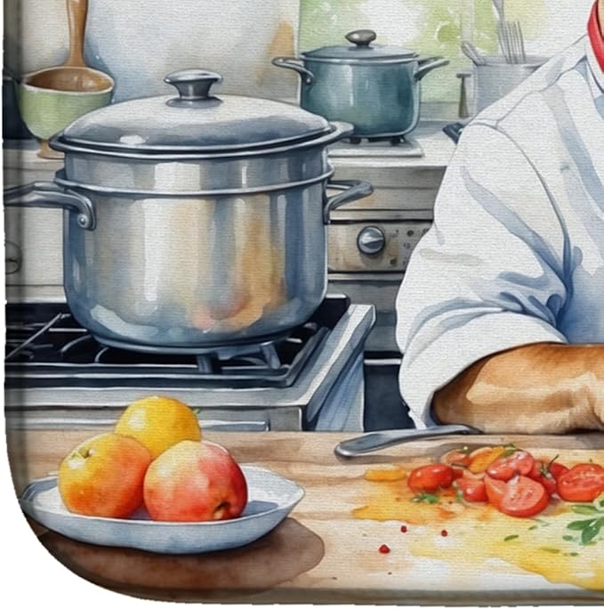 Caroline's Treasures DAC6224DDM Bullmastiff The Chef Dish Drying Mat Absorbent - Image 4