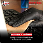 Grip Black Nitrile Gloves 5mil Latex-Free, Powder-Free, Micro-Textured - Image 6