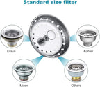 Kitchen Sink Drain Strainer 6 Pack Stainless Steel Sink Stopper, Anti-Clogging - Image 5
