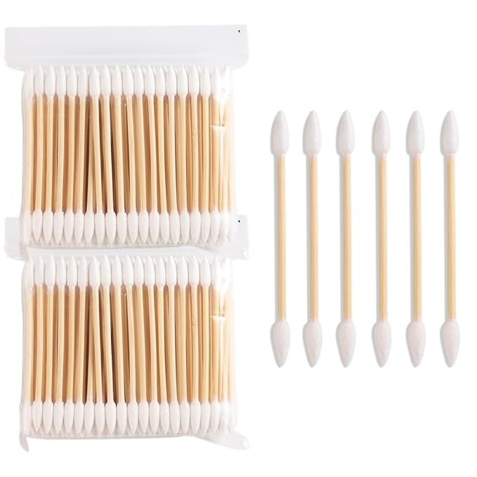 200PCS Pointed Tip Cotton Swabs, Precision Tip Cotton Swabs by Fcozpjk