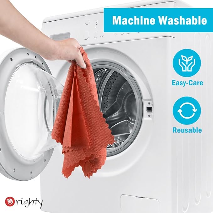 Orighty Cleaning Cloths, Shop Towels 100 Pack, Shop Rags Reusable, Microfiber - Image 7
