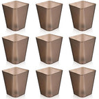 Hoolerry 9 Pieces Garbage Can 2 Gallon Small Trash Cans Bulk Bathroom Trash Bin by Hoolerry