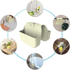 Sponge Holder for Kitchen Sink, Silicone Sink Saddle Caddy Organizer Rack - Image 5