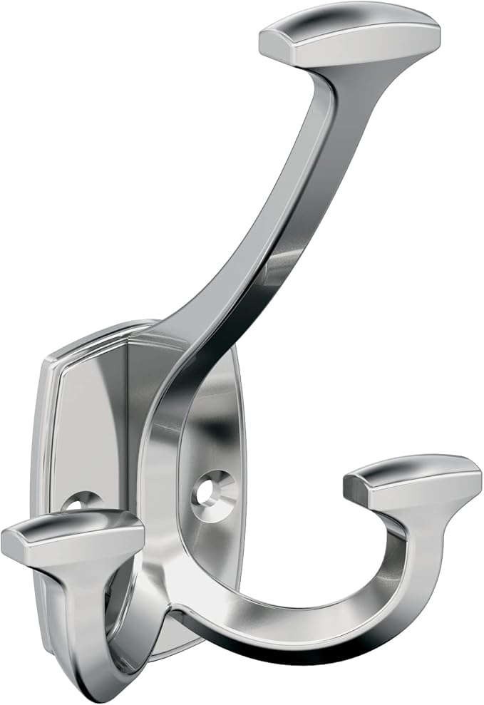 Amerock H3700426 | Vicinity Triple Prong Decorative Wall Hook | Polished Chrome by Amerock