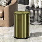 9L/2.4Gal Antique Bronze Bathroom Trash Can, Small Flip Garbage Can - Image 2