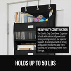 GORILLA GRIP Over The Door Organizer Storage, 5 Deep Hanging Shelves, Holds - Image 3