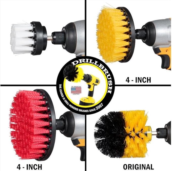 Drillbrush Drill Brush Attachment Set – Power Scrubber Brush - Image 7