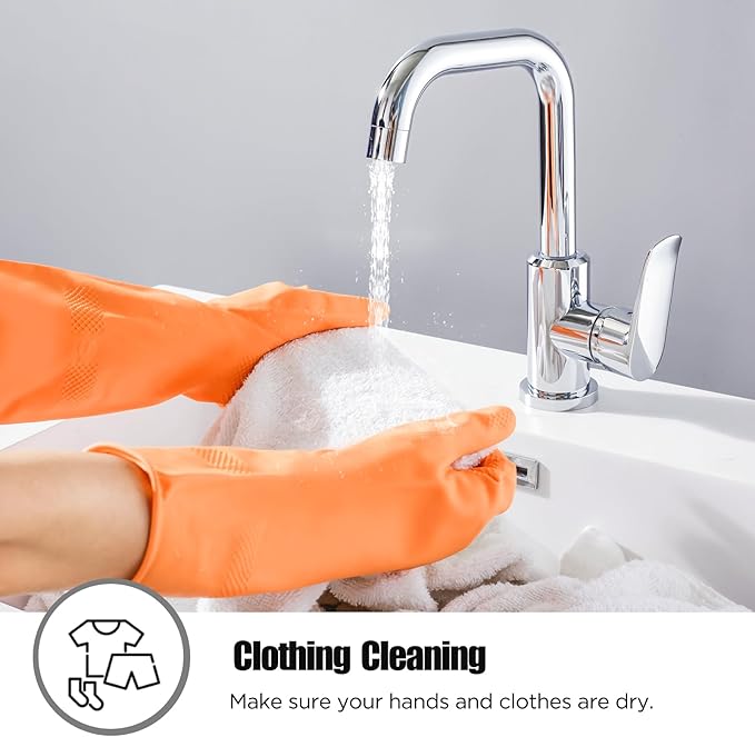 Rubber Gloves for Household, Dishwashing Gloves for Kitchen - Image 5