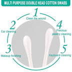 1000 Pack Cotton Swabs, Individually Wrapped Cotton Swab, Individually Wrapped - Image 2
