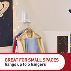 Command Folding Clothes Hanger, Holds up to 5 Hangers 7.5 lb, 1.5lbs per Rung - Image 4