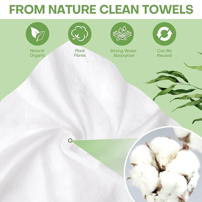 1000Pcs Compressed Towel Mini Tablets Disposable Face Towelette - Image 5