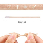 Norme 500 Pcs 3 Inch Gun Cleaning Swabs Long Cotton Swabs in Storage Box Long - Image 2