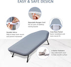 SheeChung 12.5"x32" Small Table Top Ironing Board Cover and Pad, Fits Mini - Image 3