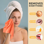 Microfiber Face Cloth Reusable Makeup Remover Facial Cleansing Towel Ultra Soft - Image 6
