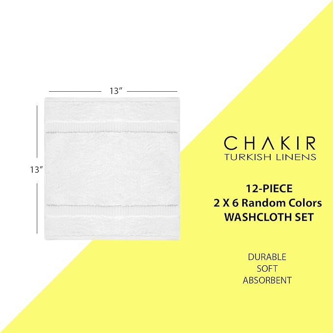 Chakir Turkish Linens Hotel & Spa Quality, Highly Absorbent 100% Cotton Turkish - Image 6