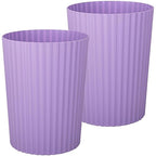 JiatuA Small Trash Can Plastic Wastebasket Round Garbage Container Bin by JiatuA