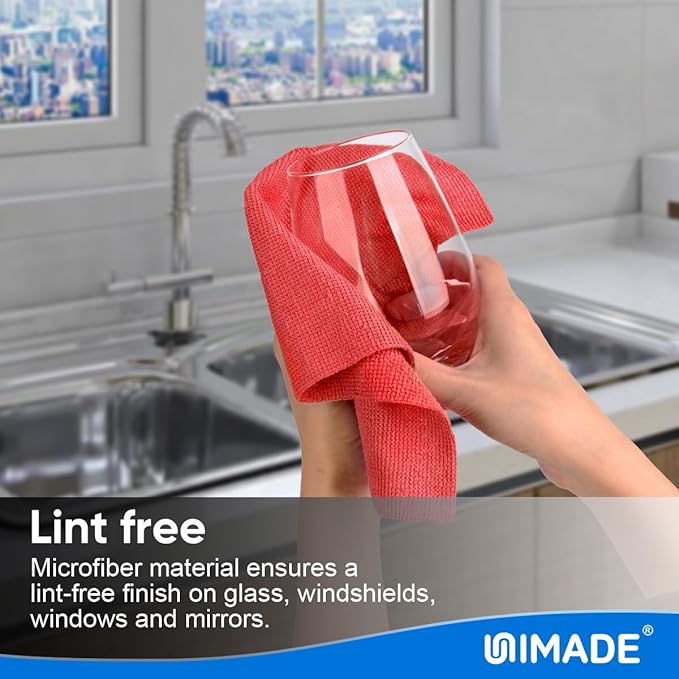 Microfiber Cleaning Cloth, 20 Pack Reusable Microfiber Towels - Image 5