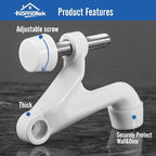 HOMOTEK 1 Pack Hinge Pin Door Stoppers, Adjustable Deluxe Heavy Doorstops - Image 2