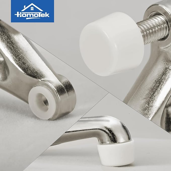 HOMOTEK 8 Pack Hinge Pin Door Stoppers - Image 4