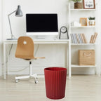 JiatuA Small Trash Can Plastic Wastebasket Round Garbage Container Bin - Image 7