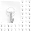 Adhesive Hooks for Hanging, Adhesive Wall Hooks, Shower Hooks, Utility Hooks by anpiwshjo