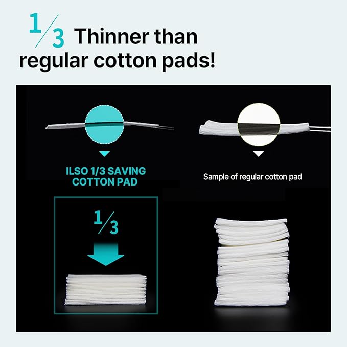 ILSO 1/3 Saving Cotton Pad, Thin Layer Perfect - Image 5