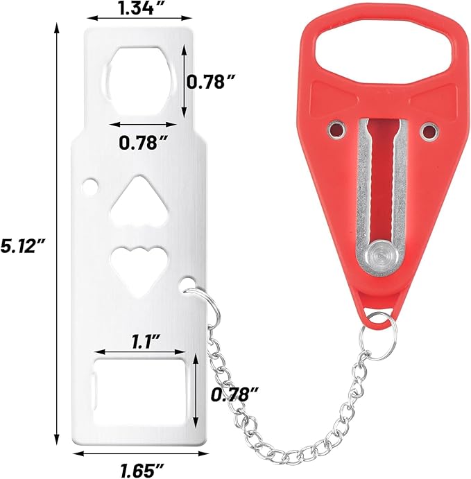 Portable Door Lock Extra Lock for Additional Privacy and Safety in Home - Image 3