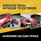 HOMEXCEL Red Microfiber Cleaning Cloth 50 Pack, 12.5 x 12.5 inch Microfiber - Image 5