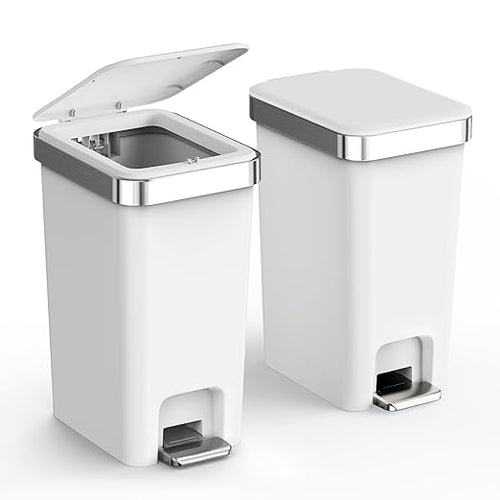 2 Pack Bathroom Garbage Can by accep