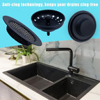 3 Pieces Kitchen Sink Stopper Strainer, 3 in 1 Kitchen Sink Basket Strainer - Image 7